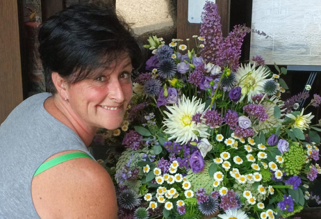 And last of all there’s me! Katrina or Kat, The Head Gardener and Florist, photographer, and everything else in-between! As soon as its warm enough the shorts go on and I’m out in the garden from dawn to dusk with Reggae music playing and of course a cup of tea or two. I love my job and this garden.